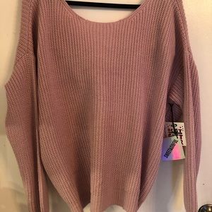 Sweet & Sinful Pink Sweater
